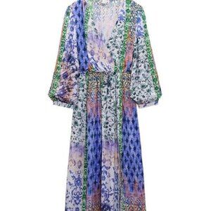 ZARA PATCHWORK PRINT DRESS MULTICOLOURED SIZE xs | 2587/053/330